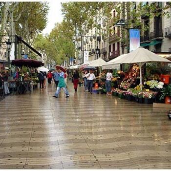 Fotografia zatytułowany „Ramblas 14” autorstwa Ramon Oliveras, Oryginalna praca