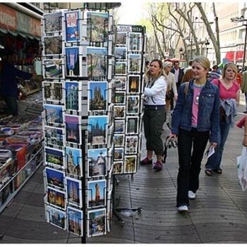 Photographie intitulée "Ramblas 26" par Ramon Oliveras, Œuvre d'art originale