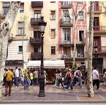 Fotografía titulada "Ramblas 30" por Ramon Oliveras, Obra de arte original