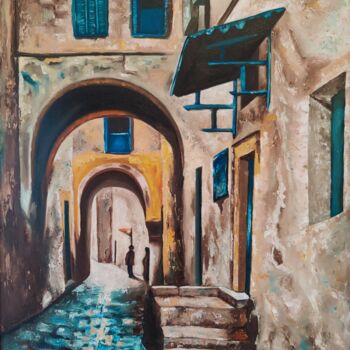 Painting titled "New Path" by Ramzi Fathallah, Original Artwork, Oil