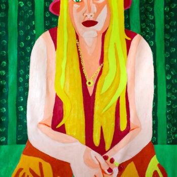 Картина под названием "Ashley No. 8" - Randall Steinke, Подлинное произведение искусства, Масло Установлен на Деревянная рам…