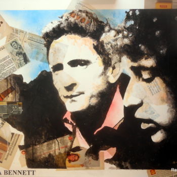 Painting titled "BOB & jOHNNY '69" by Randy A Bennett Art, Original Artwork, Acrylic