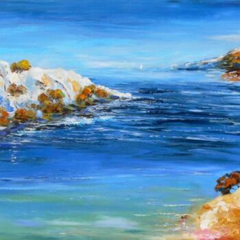 Painting titled "Calanques" by Raoul Ribot, Original Artwork