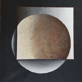Peinture intitulée "Eclats de lune" par Raoul Thouvenin, Œuvre d'art originale, Acrylique Monté sur Châssis en bois