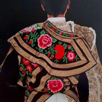 Painting titled "Torero 5" by Raphael Fourneau, Original Artwork, Acrylic