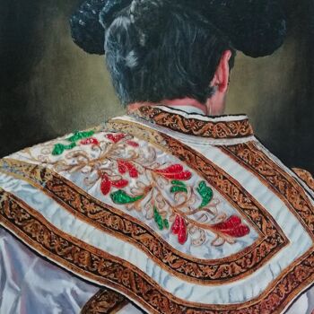 Painting titled "Torero 6" by Raphael Fourneau, Original Artwork, Acrylic