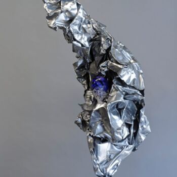 Sculpture titled "Nom de l'oeuvre : A…" by Raphaël Minot, Original Artwork, Stainless Steel