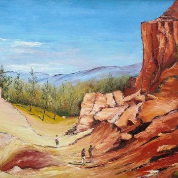 Painting titled "Colorado - provençal" by Raphael Fortunato, Original Artwork, Oil