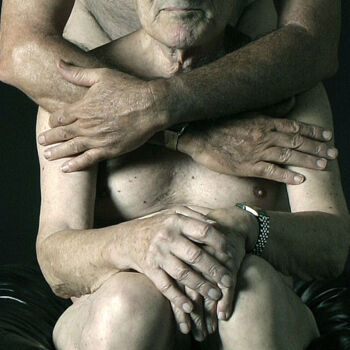 Fotografía titulada "two older gay coupl…" por Raphael Perez, Obra de arte original