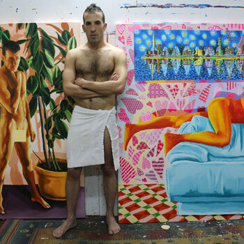 erotic male nude painting gay art homoerotic paintings homosexual artworks naked man picture