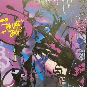 Painting titled "Snoop Dog "The Last…" by Raphael Trigaux (Colorzyourmind), Original Artwork, Spray paint