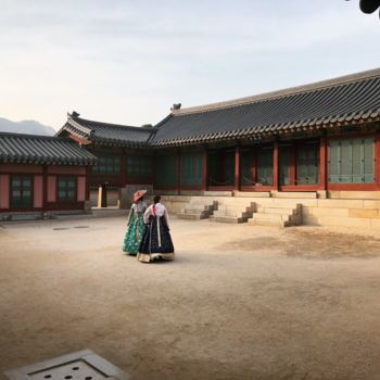 Fotografie mit dem Titel "Gyeongbokgung Palace" von Nicholas Krupenin, Original-Kunstwerk, Digitale Fotografie