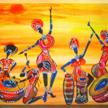 Painting titled "Wild Happiness" by Rashi Chaturvedi, Original Artwork