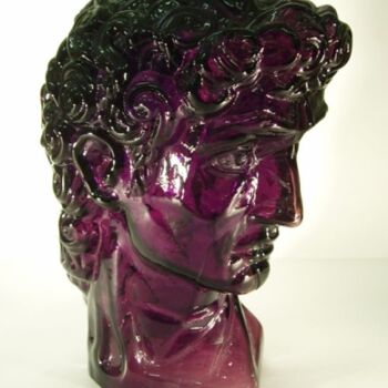 Γλυπτική με τίτλο "хрустальная голова" από Рашид Бакиров, Αυθεντικά έργα τέχνης, Ποτήρι