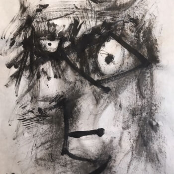 Painting titled "SUMI II" by Raul Cañestro Caballero, Original Artwork, Ink