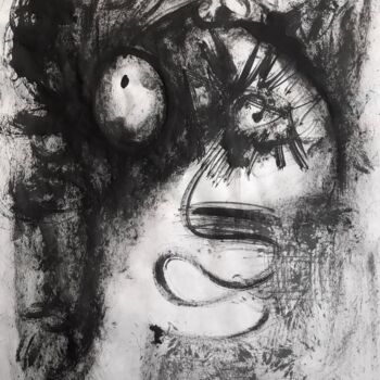 Painting titled "SUMI VII" by Raul Cañestro Caballero, Original Artwork, Ink