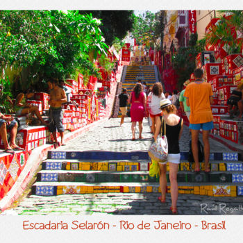 Photography titled "escadaria-selaron-r…" by Raúl Regalbuto, Original Artwork