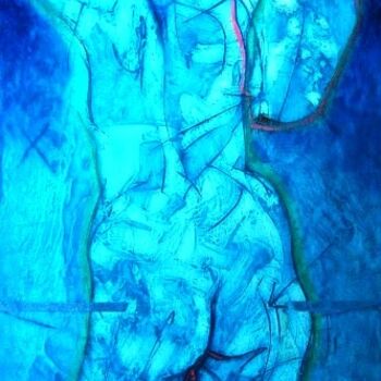 Painting titled "DESNUDO BAJO LA LUZ" by Raul Torres Aguilar, Original Artwork