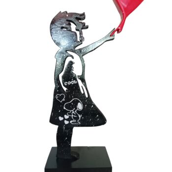Скульптура под названием "BANKSYWOOD SNOOPY" - Ravi, Подлинное произведение искусства, Акрил