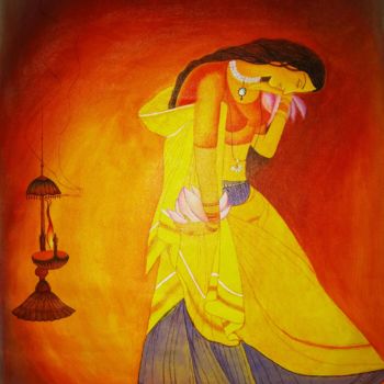 Painting titled "img-20181115-100156…" by Ravi Chaursiya, Original Artwork, Acrylic