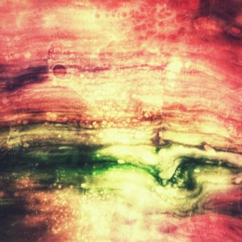 Pintura intitulada "Greensea" por Ravid Wolff, Obras de arte originais