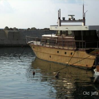 Fotografía titulada "Jaffa harbor" por Ravid Wolff, Obra de arte original