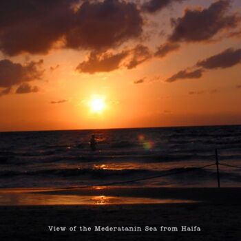 Фотография под названием "Hiffa sunset" - Ravid Wolff, Подлинное произведение искусства