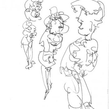 Disegno intitolato "Untitled # 20" da Ray Garcia, Opera d'arte originale