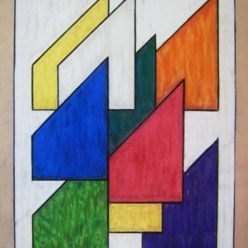 Drawing titled "geometric 7" by Ray Garcia, Original Artwork