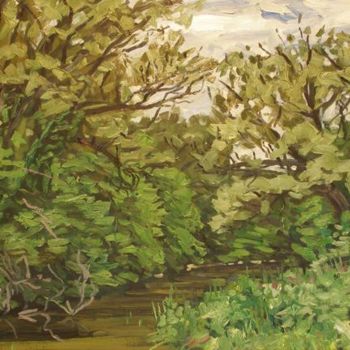 Painting titled "Willows at Holland…" by Ray Mcgirl, Original Artwork