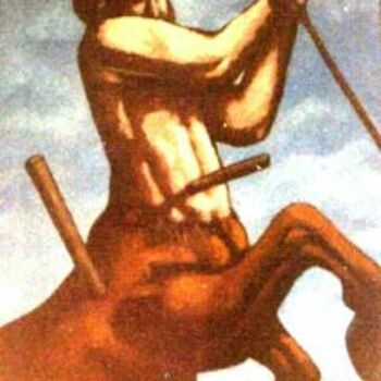 Картина под названием "The Last Centaur" - Raymond Betancourt, Подлинное произведение искусства