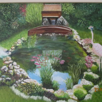Peinture intitulée "bassin.jpg" par Raymond Daragon, Œuvre d'art originale