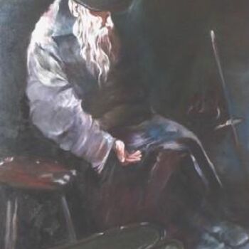 Painting titled "Honourable poverty" by Rayray, Original Artwork, Oil