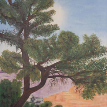 Peinture intitulée "Grand Canyon 3" par Renée C. Achour, Œuvre d'art originale