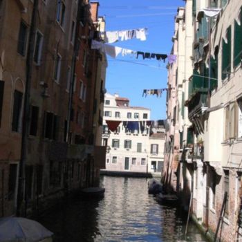 Fotografía titulada "toujours le linge" por Roger Cornet, Obra de arte original