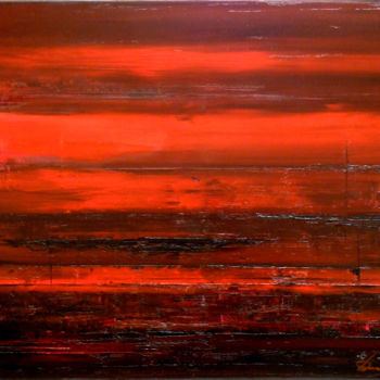 绘画 标题为“RED REST” 由Richard Dubure, 原创艺术品, 油
