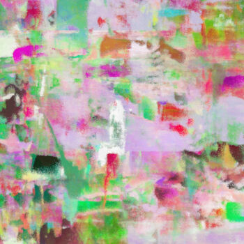 Digitale Kunst mit dem Titel "Ein Reh namens Frie…" von Rea Schenk, Original-Kunstwerk, Digitale Malerei