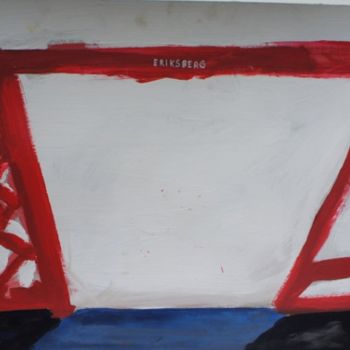 Painting titled "Eriksberg crane" by Kummelartdotcom, Original Artwork, Oil