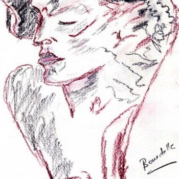 Рисунок под названием "Bourdelle" - Rebecca Behar, Подлинное произведение искусства