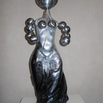 Rzeźba zatytułowany „Princesse Léa” autorstwa Jp, Oryginalna praca, Technika mieszana