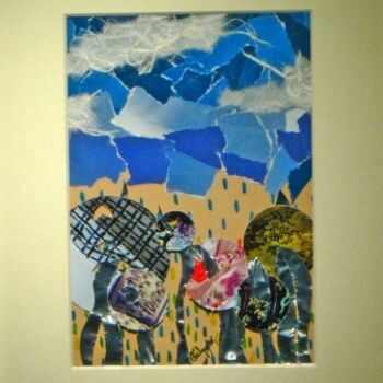 Sculpture titled "Raining Day" by Evelyn Reinprecht, Original Artwork