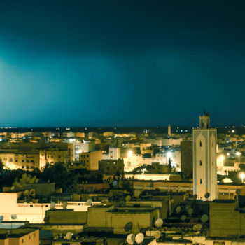 Fotografie getiteld "Lightening" door Redouane Agunagay, Origineel Kunstwerk