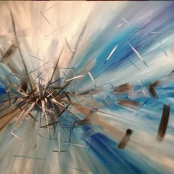 Картина под названием "Une explosion dans…" - Reemers Jean-Pierre, Подлинное произведение искусства, Акрил