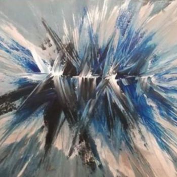 Peinture intitulée "Explosion dans le c…" par Reemers Jean-Pierre, Œuvre d'art originale, Acrylique