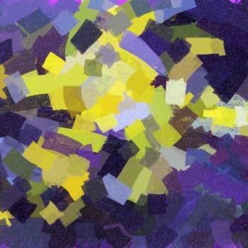 Digital Arts titled "Abstracto violeta" by Regaliza, Original Artwork