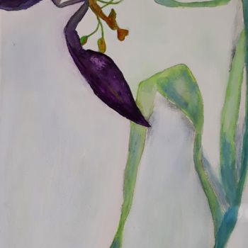 Malerei mit dem Titel "Blüte" von Regina Lieder- Schönn, Original-Kunstwerk, Acryl