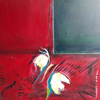 Painting titled "ohne Titel" by Regina Lieder- Schönn, Original Artwork, Acrylic