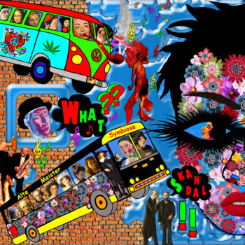 Digital Arts titled "SYMBIOSE" by Regine Jonas, Original Artwork, Digital Collage