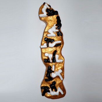 Sculpture intitulée "Erotikskulptur  Mus…" par Regine Jonas, Œuvre d'art originale, Plâtre