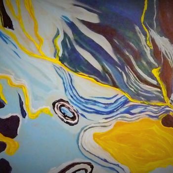 Pintura titulada "méandres" por Régine Ledanois, Obra de arte original, Acrílico